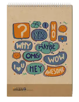 دفتر یادداشت کرافت ۲۳×۱۶.۵ - تصویر 2
